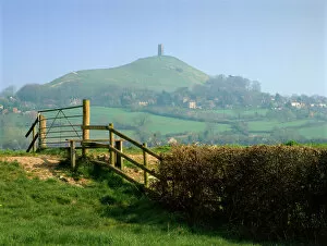 Travel South West England Collection: Glastonbury Tor K020561
