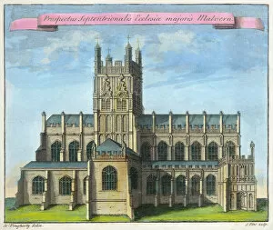 Engraving Collection: Great Malvern Priory N110164