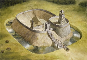 Yorkshire Castles Gallery: Helmsley Castle J870640