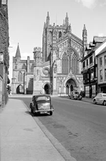 Cathedrals Collection: Hereford Cathedral a002157