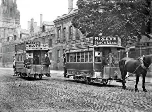 Oxford Collection: Horse-drawn trams, Oxford c. 1905 CC73_01178