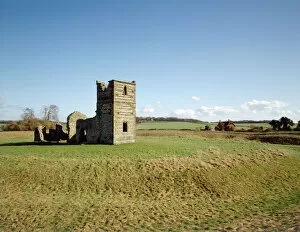 Medieval Architecture Gallery: Knowlton Church and Earthworks J940538