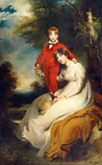 Georgian Collection: Lawrence - Mrs Charles Thellusson with her Son Charles J940561
