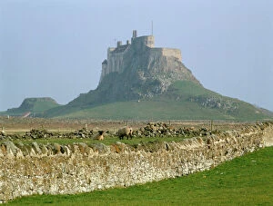 Castles in North East England Collection: Lindisfarne Castle K011703