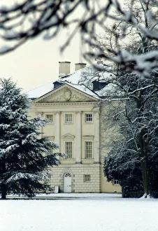 Marble Hill House Gallery: Marble Hill House in the snow M030022