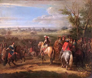 Apsley House paintings Gallery: Meulen - Louis XIV at a Siege N070471