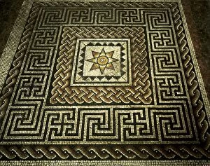 Mosaic floor, Aldborough Roman Town J920583