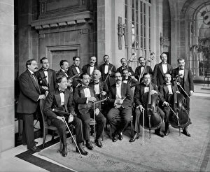 Railways Gallery: Orchestra of the Midland Adelphi Hotel 1914 BL22620