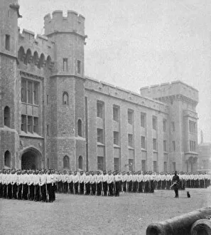 1850s - 1860s Collection: Parade Ground, Tower of London 1868 BB83_04749