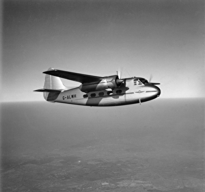 <b class=qtipBold><figcaption>Percival P-50 Prince 2 EAW028258</figcaption></b><br>Percival P-50 Prince 2 G-ALWH in flight, Falconwood, Bromley, 27th March 1950. This image has been produced from a print.<br><em>© Historic England Archive (Aerofilms Collection)</em> Percival P-50 Prince 2 EAW028258