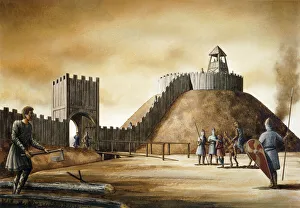 Yorkshire Castles Gallery: Pickering Castle J890155