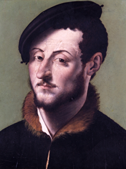 <b class=qtipBold><figcaption>Portrait of man N070520</figcaption></b><br>APSLEY HOUSE, London. "Portrait of man" 17th-18th century copy from an Italian School. WM 1551-1948. Frame inscribed "Par Gaspard Becerra". Becerra (c.1520-70) was a spaniard who studied in Rome, but the style of this is wrong.<br><em>© Historic England</em> Portrait of man N070520
