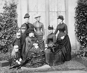 Kings and Queens of England Gallery: Queen Victoria and family 1884 M950877