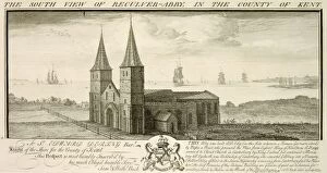 fine art/illustrations engravings buck engravings/reculver church engraving j010064