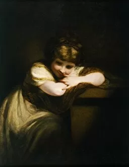 Female portraits Collection: Reynolds - The Laughing Girl J910497