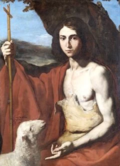Biblical and mythical scenes Gallery: Ribera - St. John The Baptist N070582