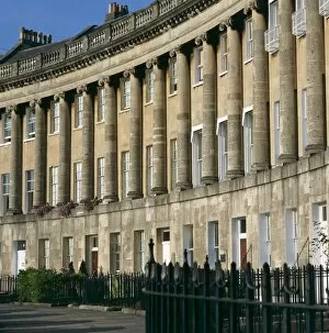 Travel South West England Collection: The Royal Crescent, Bath K991510
