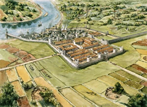 Fortification Collection: Segedunum Roman Fort J960244