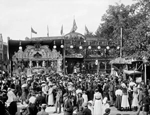 Victorian people and costumes Collection: St Giles Fair, Oxford CC49_00539