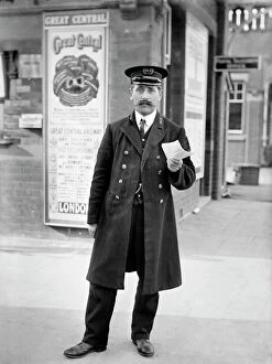 Victorian people and costumes Collection: Station Master BB98_05551