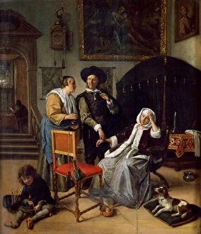 Dutch Gallery: Steen - The Physicians Visit J040066