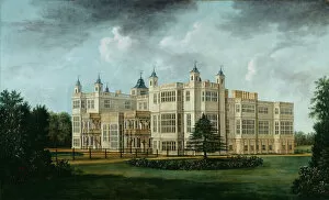Paintings outside London Gallery: Tomkins - Audley End from the South West J980055