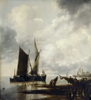 Maritime scenes Gallery: Van de Capelle - Sea Piece K991042