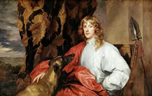 Royal portraits Collection: Van Dyck - James Stuart J910514