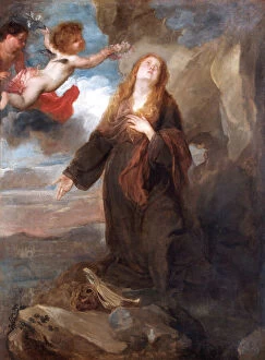 Biblical and mythical scenes Gallery: Van Dyck - St Rosalia N070657