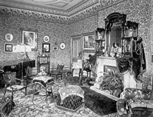 Bedford Lemere Collection (1860s-1944) Collection: Victorian drawing room BL11105