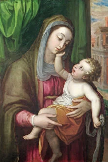 Biblical and mythical scenes Gallery: Virgin and Child N070578
