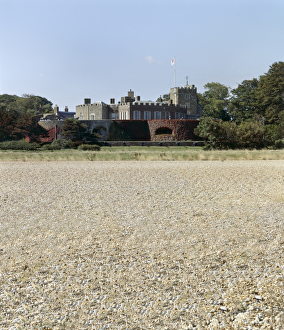 Walmer Castle from the beach J860338 Walmer Castle from the beach J860338