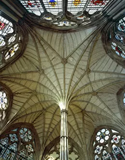 Medieval Architecture Gallery: Westminster Abbey Chapter House J020008