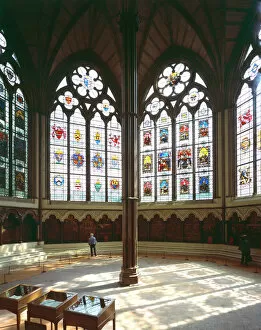 Medieval Architecture Gallery: Westminster Abbey Chapter House J020082