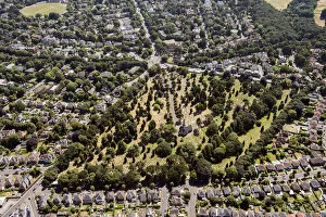 England from the Air Gallery: Wimborne Road Cemetery 33558_016
