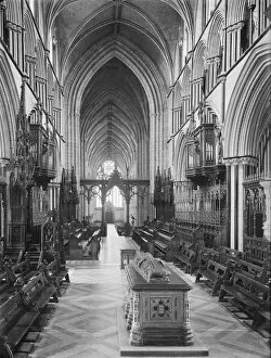 Medieval Architecture Collection: Worcester Cathedral CC66_00143