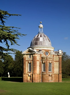 <b class=qtipBold><figcaption>Wrest Park Pavilion N071897</figcaption></b><br>WREST PARK HOUSE AND GARDENS, Bedfordshire. View of The Pavilion built by Thomas Archer.<br><em>© Historic England</em> Wrest Park Pavilion N071897
