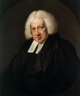 Down House paintings Gallery: Wright of Derby - Reverend Seward, Canon of Lichfield J970162