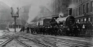 Station Collection: The last broad gauge train leaving Paddington Station, 20th May 1892