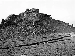 Valley Of The Rocks Collection: Castle Rock at Lynton, North Devon, 1950