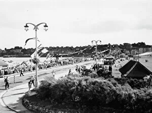 Seafront Gallery: Paignton Promenade, Devon, Summer 1950