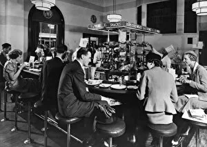 stations halts/london stations paddington station/quick lunch snack bar paddington station 1936