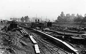 Station Collection: Winchcombe Station under construction, Gloucestershire, 1904