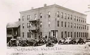 Balcony Collection: Allamakee Hotel, Waukon, Iowa, USA