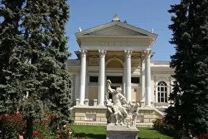 Columns Collection: Archaeological Museum with sculpture, Odessa, Ukraine