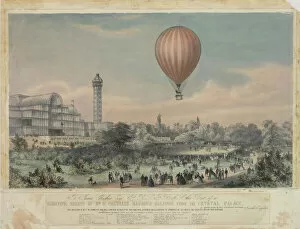 Listed Collection: Ascent of Coxwells balloon, Crystal Palace, London