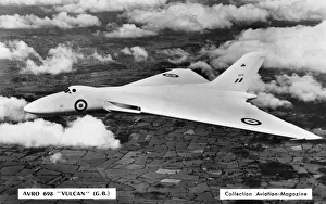 <b class=qtipBold><figcaption>Avro Vulcan</figcaption></b><br>Avro 698 Vulcan, British jet bomber Date: circa 1950<br><em>© Mary Evans Picture Library 2015 - https://copyrighthub.org/s0/hub1/creation/maryevans/MaryEvansPictureID/10191769</em> Avro Vulcan
