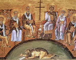 Seated Gallery: Basil II, surnamed the Bulgar-slayer (958-1025). Byzantine