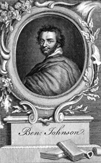 1637 Gallery: Ben Jonson / Oval / Books