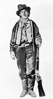 Facing Gallery: Billy the Kid, full-length portrait, facing front